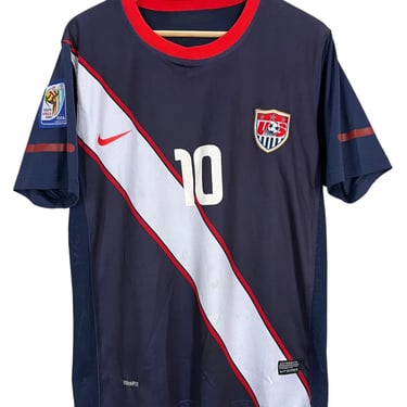 2010 Landon Donovan Team USA World Cup Soccer Nike Dri Fit Jersey M/L.