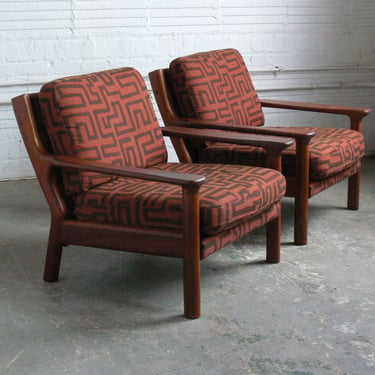 Danish Lounge Chairs by Juul Kristensen for Glostrup (Set of 2) 