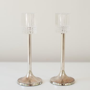 Vintage Candlestick Pair 
