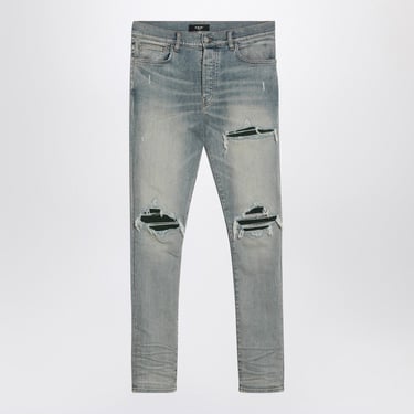 Amiri Jeans Suede Mx1 Antique Indigo Men