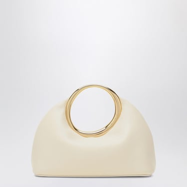 Jacquemus Le Petit Calino Ivory Leather Bag Women