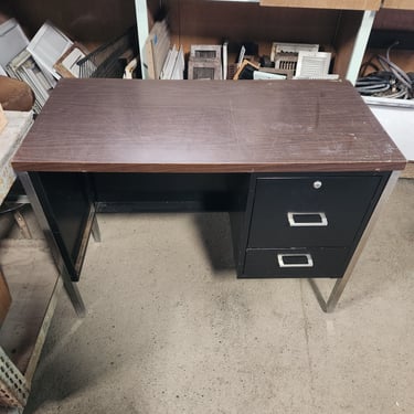 As is Metal Desk 40.25 x 30 x 19.875