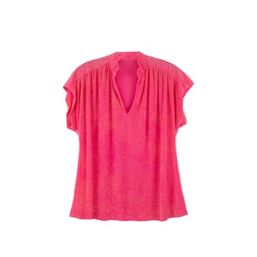 Sale/Vintage Pink TerryCloth Top size Medium 