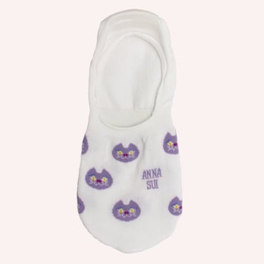 Anna Sui Cat Pattern Socks