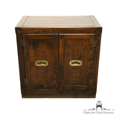 YOUNG HINKLE Solid Knotty Pine Rustic Americana 30" Storage Cabinet 446-514 