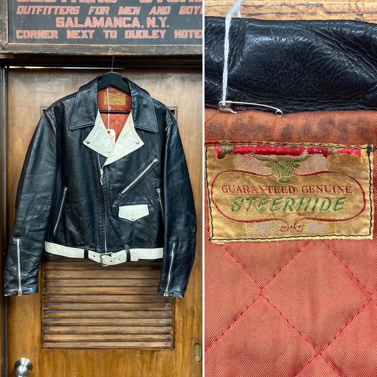 ポ*ポ様 60s BATES twotone leather jacket ポ*ポ様 60s BATES twotone leather jacket ポ*ポ様 60s BATES