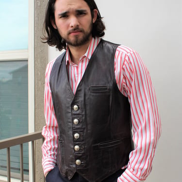 Remington Arms Co. 1816 レザー ベスト XL Vest Remington Arms Co 1816 Expedition Leather Vest XL | eBay