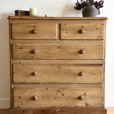 Antique English Pine Dresser 