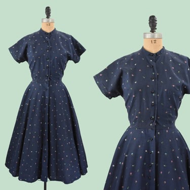 1950s Tiny Blooms dress 