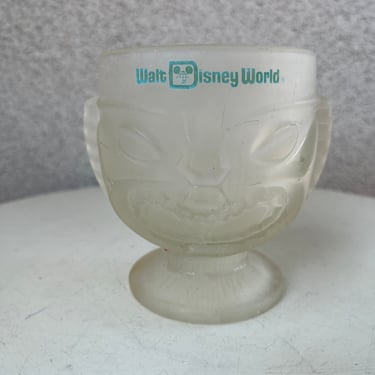 Vintage Walt Disney World tiki mug frosted mug size 4” x 5” 