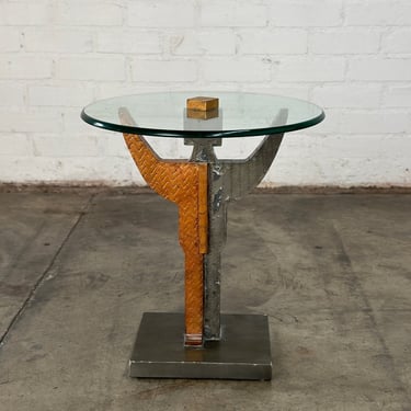 Modernist Sculptural Side table 