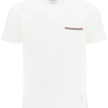 Thom Browne T-Shirt With Tricolor Pocket Men
