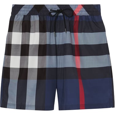 Burberry Men Check Swim Shorts