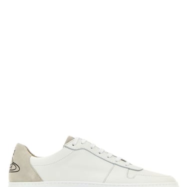 Vivienne Westwood Woman White Leather Classic Trainer Sneakers