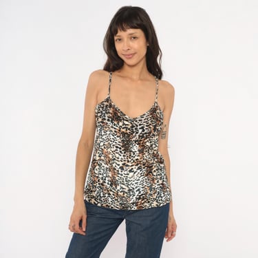 Cheetah Print Tank Top, Vintage Y2k 90s 00 | Downhouse - Portland