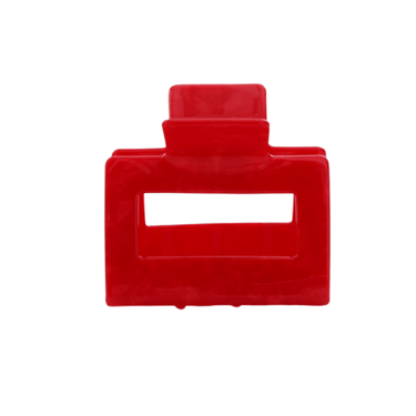 Simone Large Claw Clip - Cherry Red