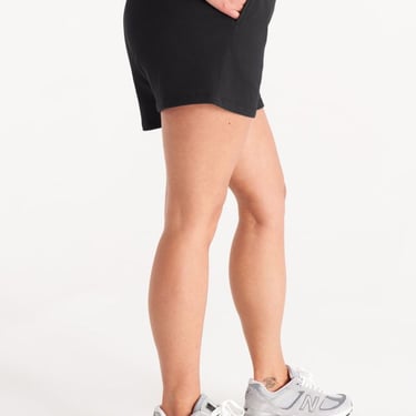 The Standard Stitch The Sweat Short - Black