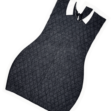 Comme des Garcons flat quilted dress