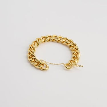 ADORN BIG CURB bracelet - 14 karat gold