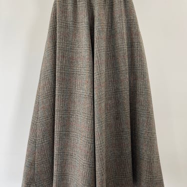 1970s Ralph Lauren Wool Full Skirt 