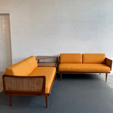 Teak Sofa Daybed Sectional Set By Peter Hvidt &amp; Orla Mølgaard-Nielsen