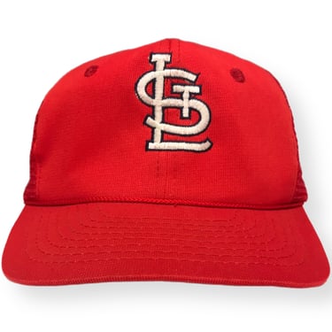 Vintage 80s/90s St. Louis Cardinals Baseball Twins Enterprise MLB Trucker SnapBack Hat 