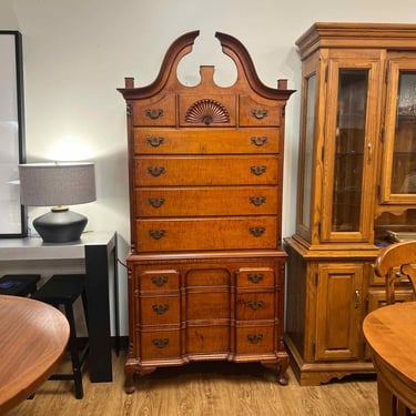 Marmer Bros Tiger Maple Highboy