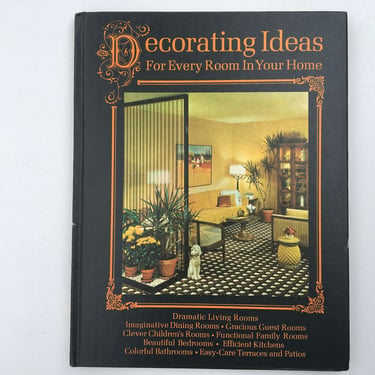 Vintage Decorating Ideas For Every Room In Your Home Coffee Table Book, 1969, Mid Century Modern Interiors, Interior Designer Resource 
