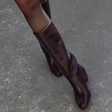 Balagan Studio | Martha High Boots in Mahagony