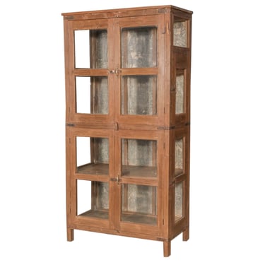 4 Door Cabinet with Glass