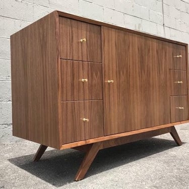 53" Custom Walnut Vanity 