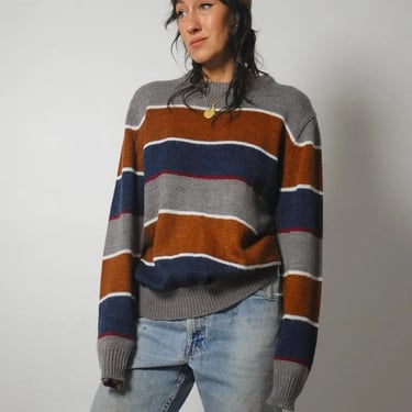 1980's Striped Rugby Sweater