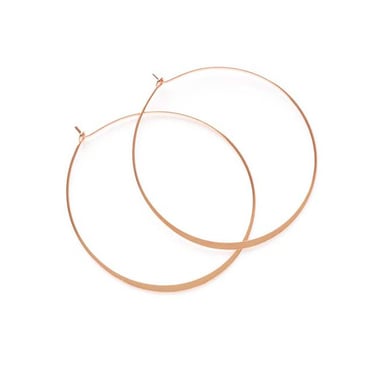 Rose Gold 1.5&quot; Hoops