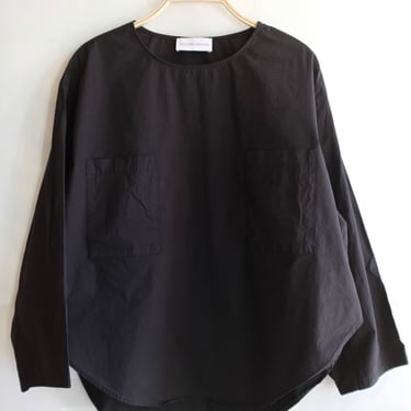Pre-loved / Modern Weaving Pocket Popover Top / Size L