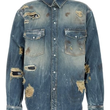 Vetements Man Denim Shirt