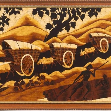 PASTORAL SCENCE BY UNKNOWN PYROGRAPHER (0000s)