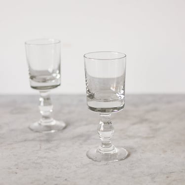 Pair of Vintage Aperitif Glasses