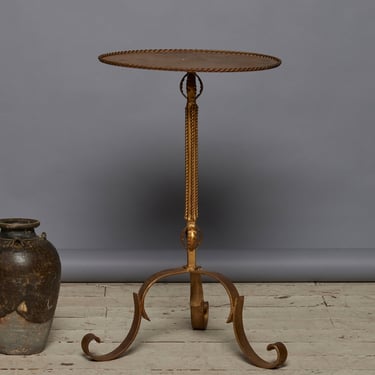 Gilt Iron Spanish Side Table