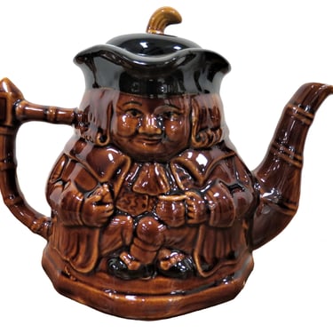 Unique Teapot | Vintage English Price Kensington Character Toby Jug Teapot With Lid 