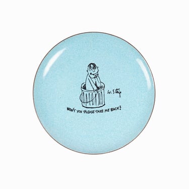 William Steig Enameled Plate 