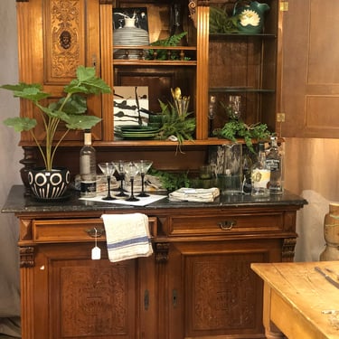 Gothic Revival Fruitwood Cabinet