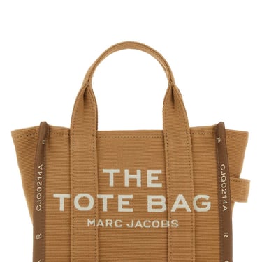 Marc Jacobs Women Camel Canvas Small The Tote Bag Handbag
