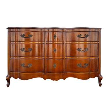 French Provincial Serpentine Dresser 58