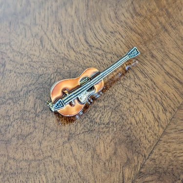 Vintage Gerry's Guitar Pin Brooch 