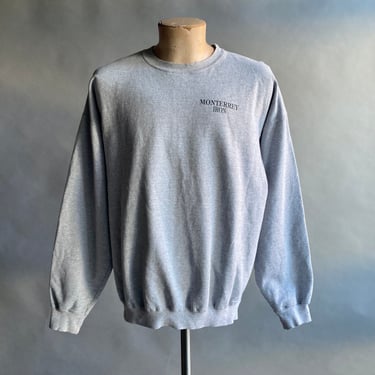 Vintage Monterrey Iron Crewneck Sweatshirt / Ironwork Sweatshirt / Vintage Gray Pullover / Monterrey Iron & Metal Sweatshirt / San Antonio 