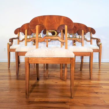 Vintage Henredon Set of Six Dining Chairs 