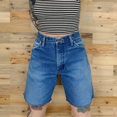 Wrangler Vintage Cut Off Western Jean Shorts / Size 30 