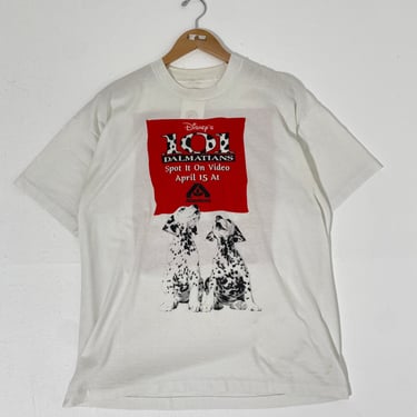 Vintage 1990's Disney / Albertson's "101 Dalmatians" Promo Movie T-Shirt Sz. XL