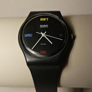 Vintage 1980s Swatch Watch 