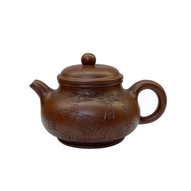 Chinese Handmade Yixing Zisha Clay Teapot With Artistic Accent ws2202E 